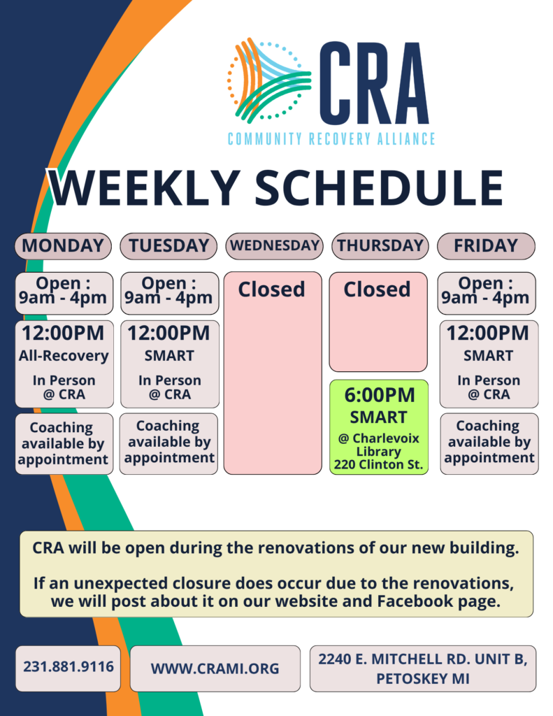 CRA Meetings and hours